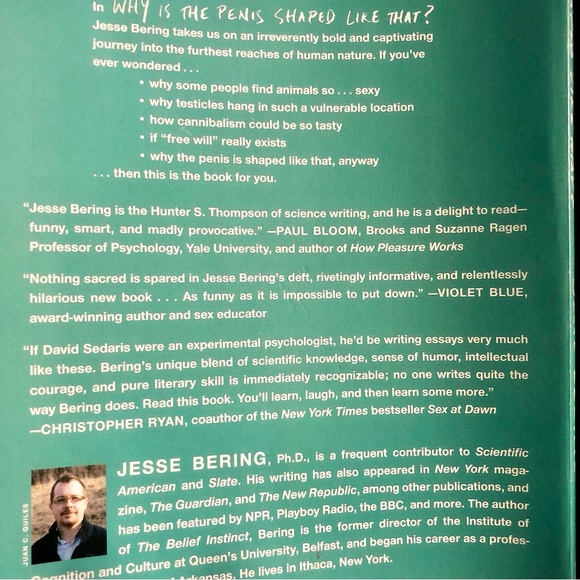 Science Biology Book Evolution Psychology Why is the Penis Shaped Like That - Picture 4 of 6